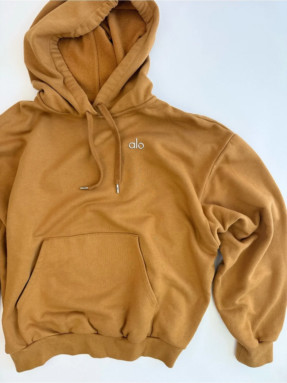 ALO Yoga Unisex Accolade Hoodie In Toffee sz M